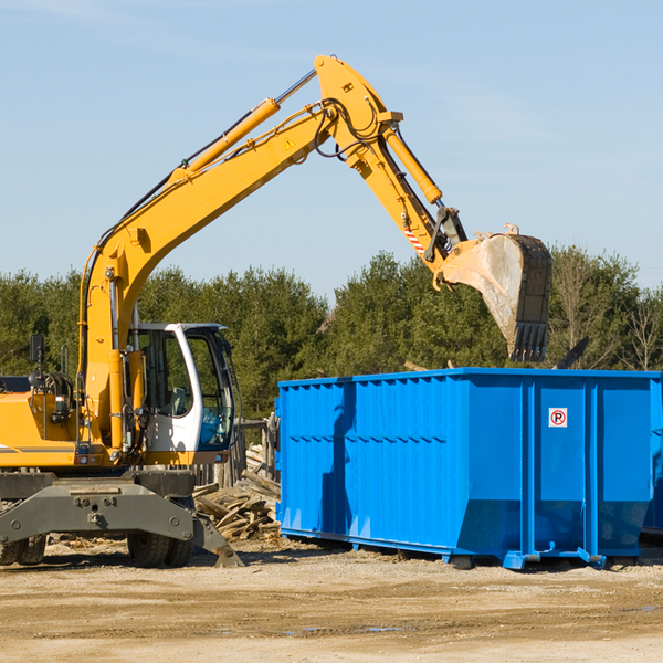 what size residential dumpster rentals are available in Waseca MN